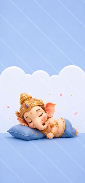 พระพิฆเนศพักผ่อน