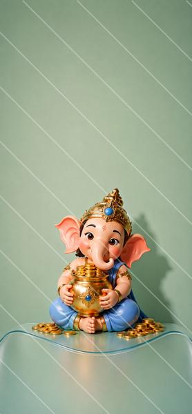 พระพิฆเนศน้อยโชคลาภมั่งคั่ง