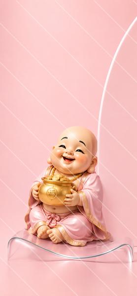 พระสังกัจจายน์น้อยสุขใจ