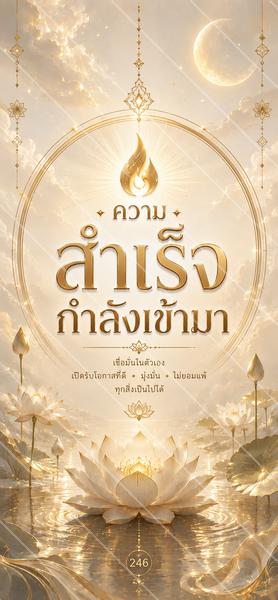ความสำเร็จกำลังเข้ามา